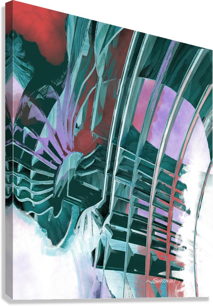 Gear Head Canvas Print