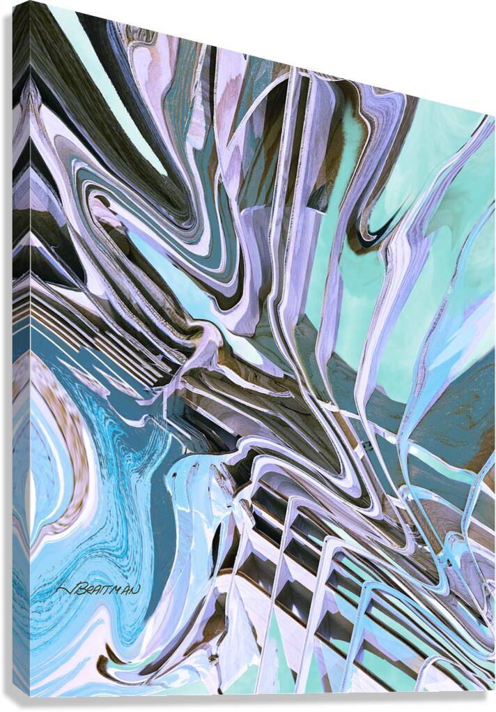 Ice Flows Canvas Print