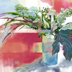 Grasses and Hydrangea