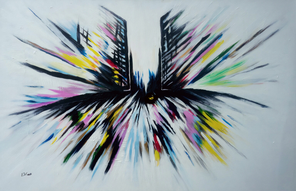 north. Print