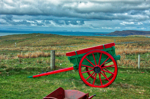 HDR RENDERED SHETLANDS SCOTLAND