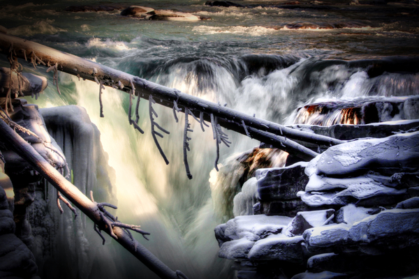 Athabasca Falls jasper Print