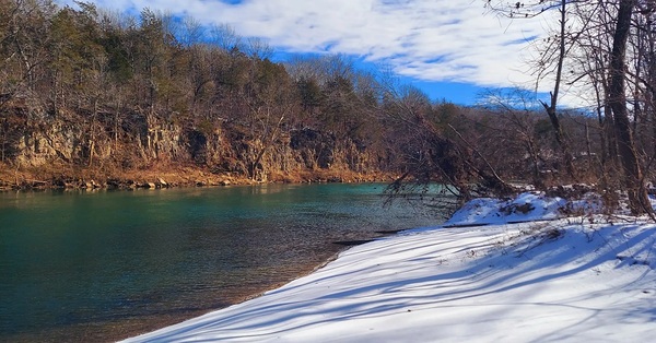 Winter river by Missouri Micky