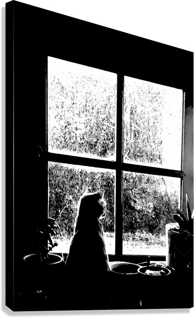 quel temps fait il dehors  Canvas Print