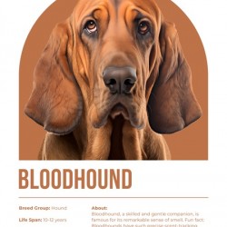Bloodhound Informative Poster