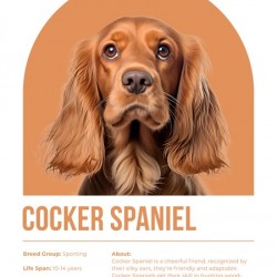 Cocker Spaniel Informative Poster