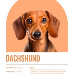 Dachshund Informative Poster