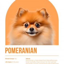 Pomeranian Informative Poster