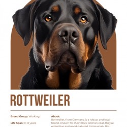 Rottweiler Informative Poster