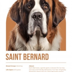 Saint Bernard Informative Poster