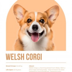Welsh Corgi Informative Poster