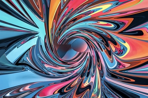 Abstract background with dynamic effect