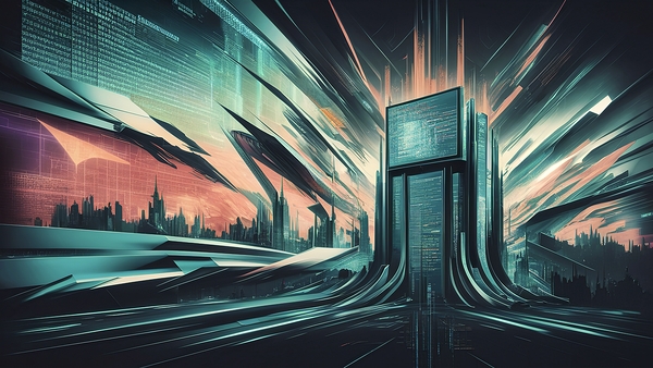 Abstract digital cyber background Big data code m Print