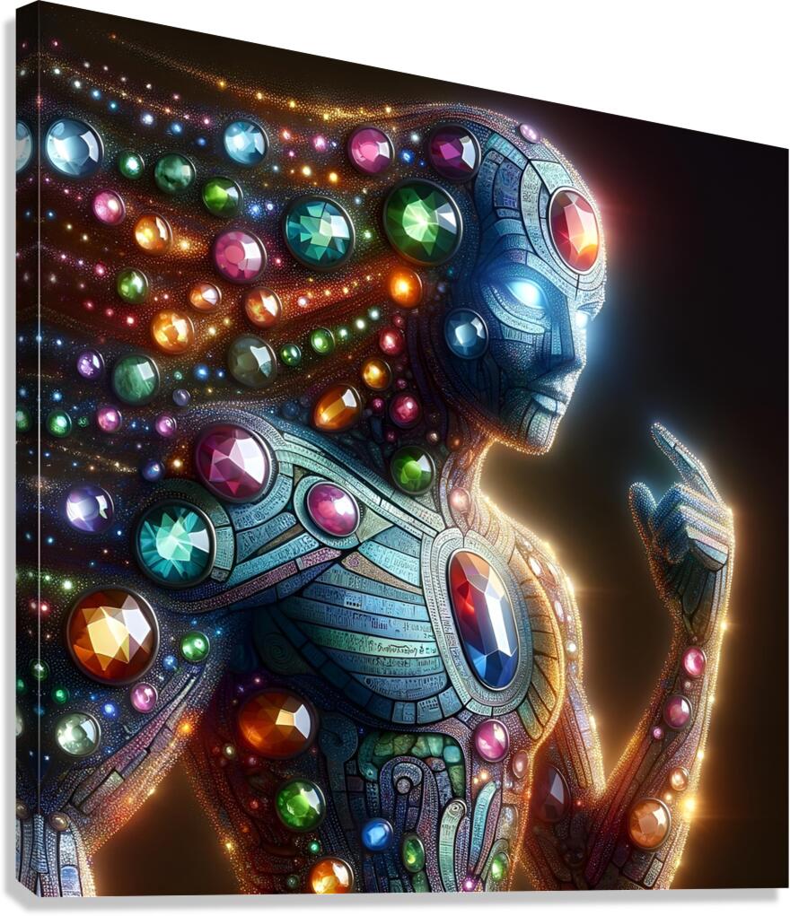 Blended by knowledge  Canvas Print