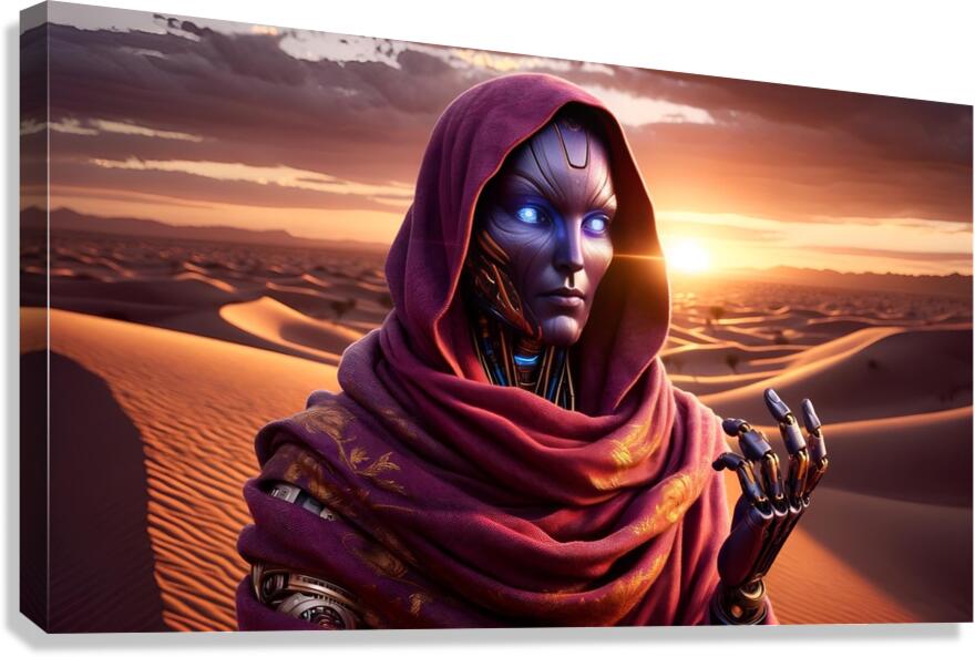Queen of the desert  Canvas Print