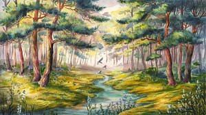 Enchanted Forest Stream 