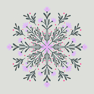 Spring Flowers mandala