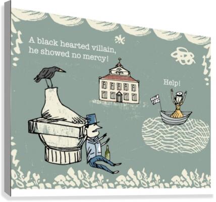 VILLAIN Canvas Print