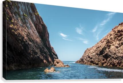 Ocean Canyon  Canvas Print