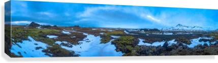 Iceland panorama  Canvas Print