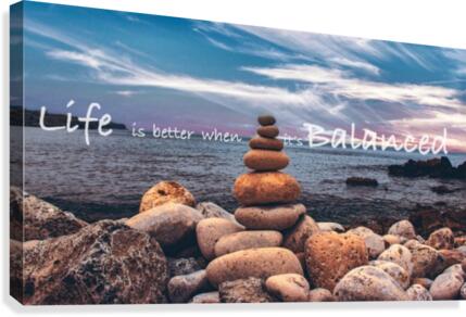Life is better..  Canvas Print