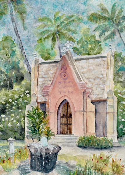 Lunalilo Church Print