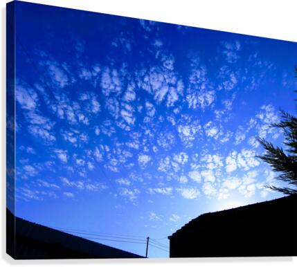 COTTON CANDY CLOUDS Canvas Print