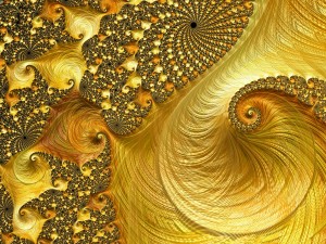 Gold Strike-Fractal Art
