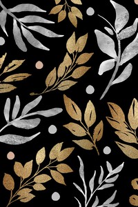 Silver And Gold Botanical 