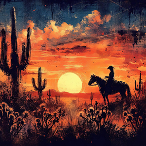 Saguaro Desert Cowboy