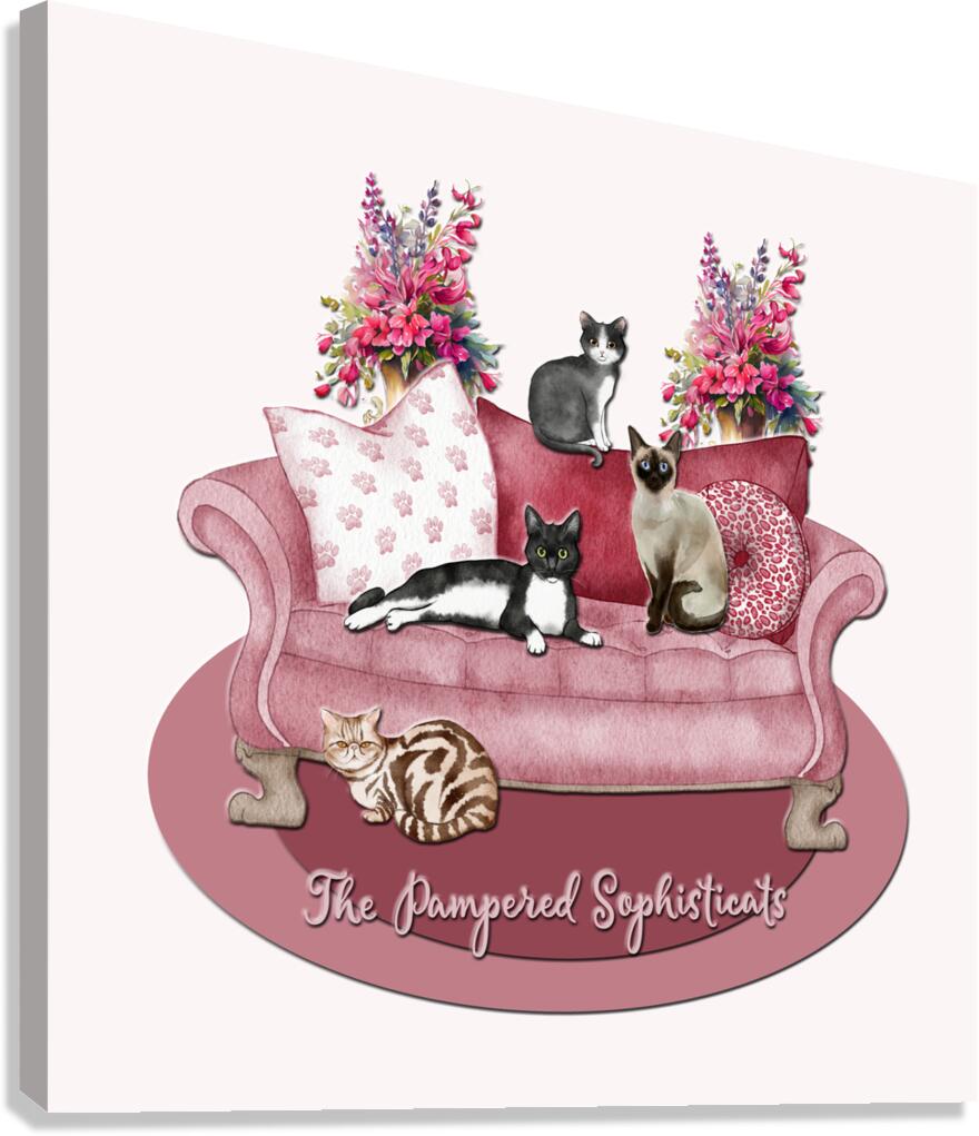 The Pampered Sophisticats Canvas Print