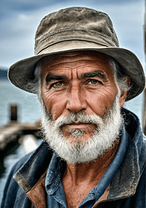 Weathered Fisherman