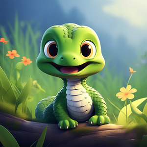 15 cute little cartoon looking snake
