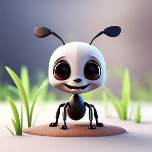 18 cute little cartoon looking ant