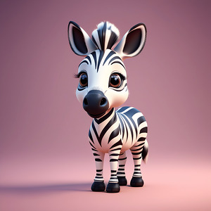 40 cute little cartoon looking zebra