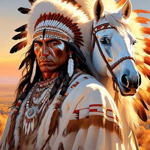 NATIVE AMERICAN INDIAN CHIEF