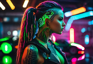 CYBERPUNK WARRIOR WOMAN   IMG 8874 BIG