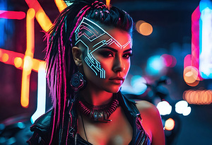 CYBERPUNK WOMAN PORTRAIT   IMG 9007 BIG
