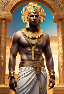 EGYPTIAN GOD PORTRAIT   IMG 7330 enhance 1.7x cop