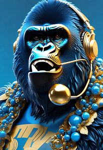 GORILLA MODERN POP ART PORTRAIT   IMG 5637
