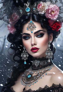 GOTHIC WOMAN PORTRAIT   IMG 1588