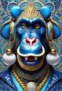 MANDRILL POPART PORTRAIT    IMG 5699 big