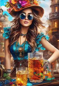 STEAMPUNK WOMAN PORTRAIT    IMG 1819