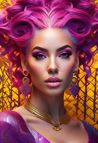 FASHION WOMAN PORTRAIT   IMG 1833 Print