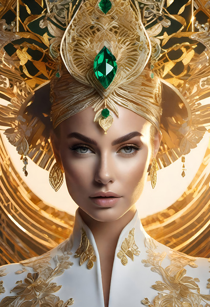 FASHION WOMAN PORTRAIT   IMG 7637 10x80 Print