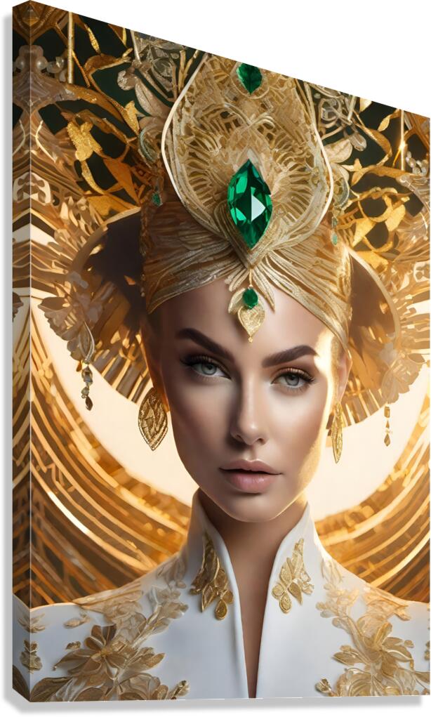 FASHION WOMAN PORTRAIT   IMG 7637 Canvas Print