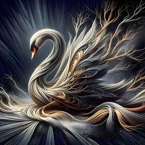 Dawn of swan
