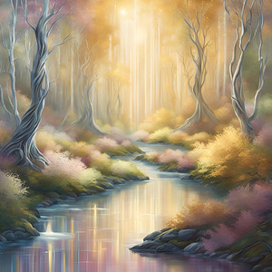 Luminous sunset