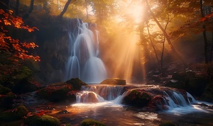 Golden rays