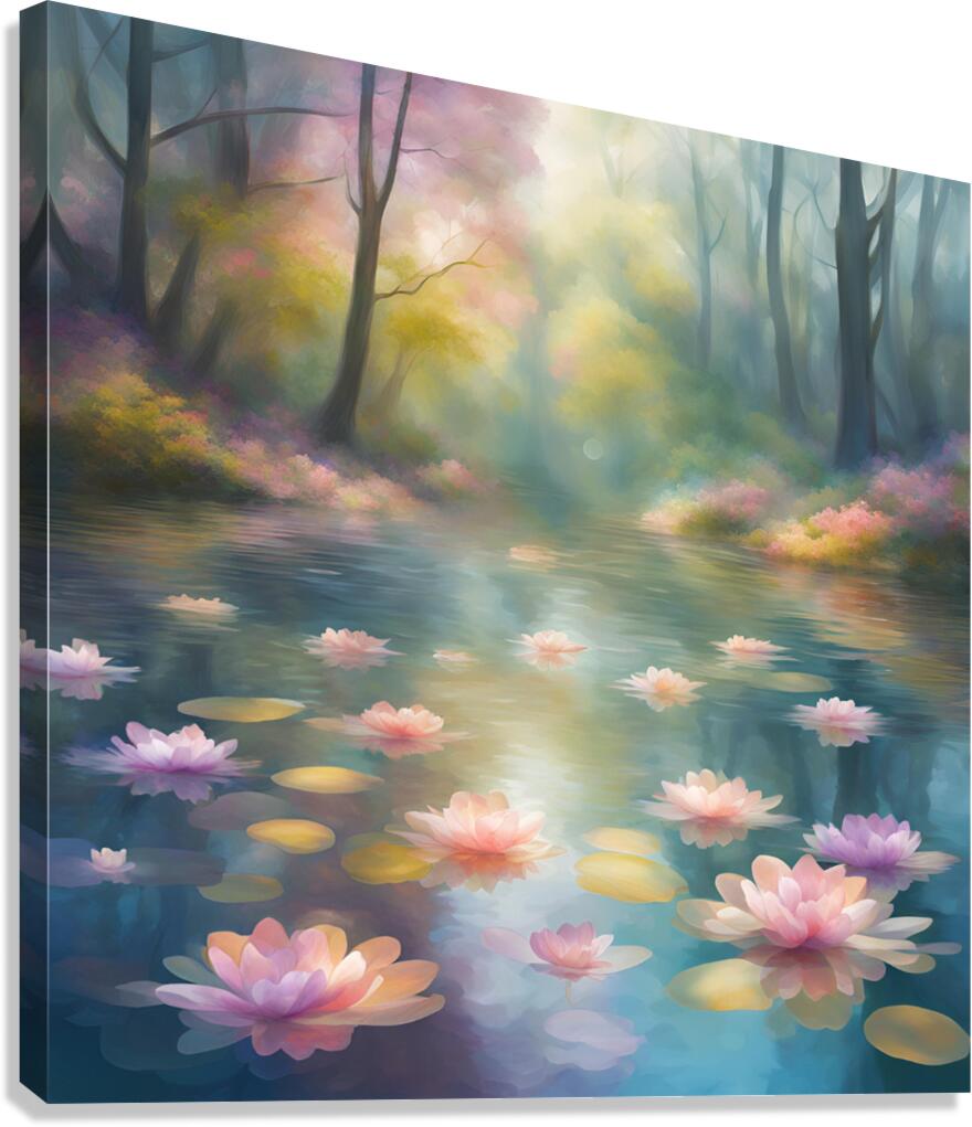 Chaos and imagination  Canvas Print